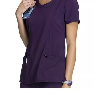 Cherokee Infinity 1123A Small Purple scrub top.